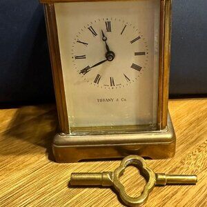 Tiffany & Co Carriage Clock Swiss made by Matthew Norman, 11J